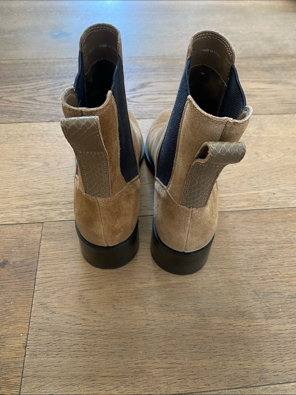 Dolce Vita Lianna Boots Brown Suede Pull On Chelsea Style Size 8 - Picture 5 of 10